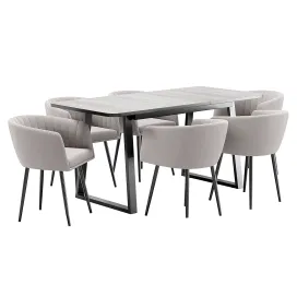 Alina dining chair sheffilton table